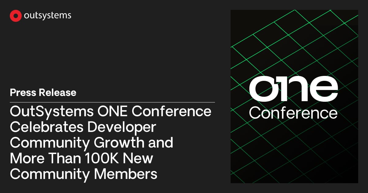 ONE Conference Gathers LowCode Developers OutSystems