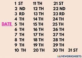 date-suffix-for-ordinal-number